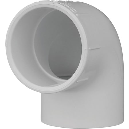 Charlotte Pipe And Foundry 1-1/2 In. Slip x Slip Schedule 40 90 Deg. PVC Elbow 1/4 Bend PVC 02300 1400HA